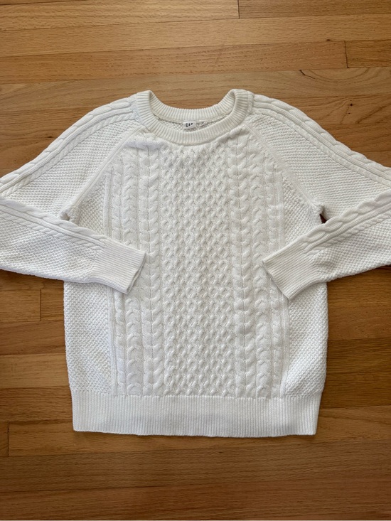 GAP Sweaters - Gap Women’s Medium Classic White 100% Cotton Crewneck sweater